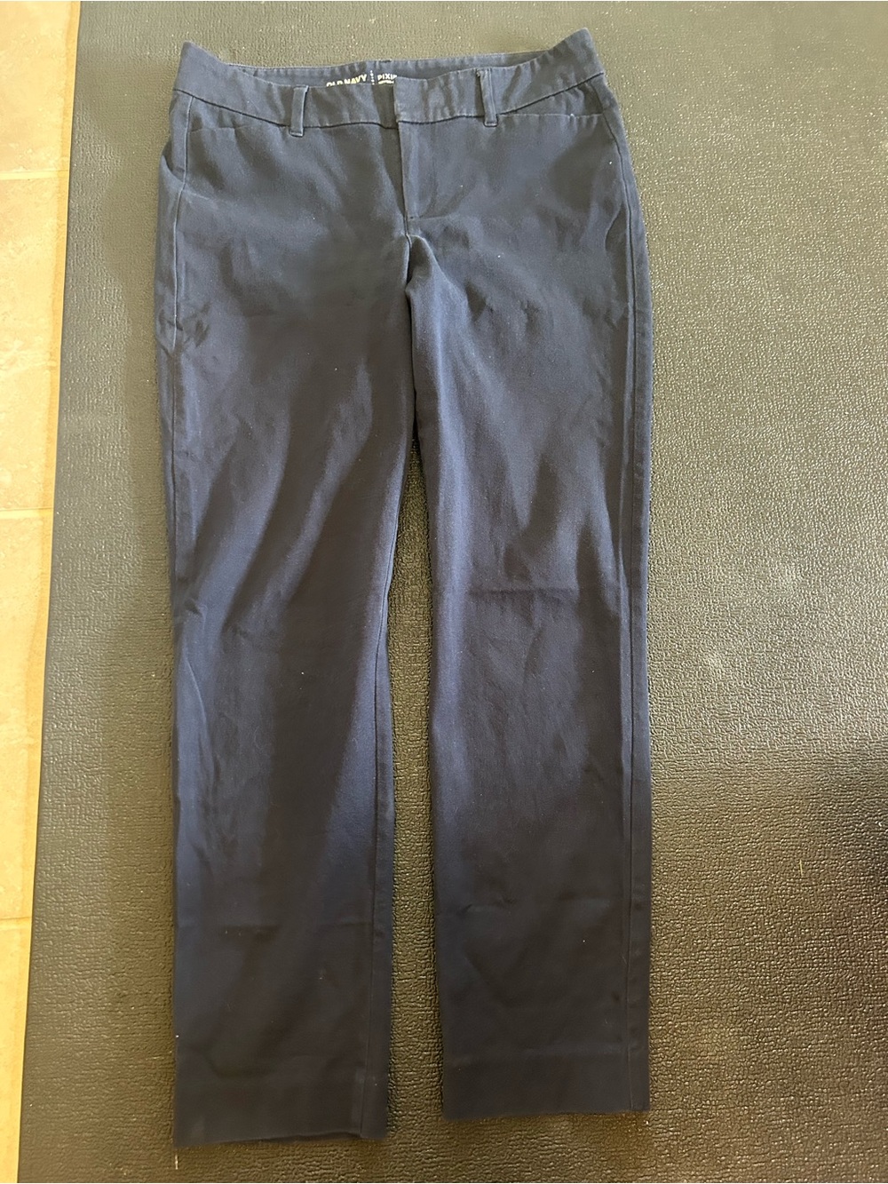 Old Navy Pixie Straight Leg Navy Pants